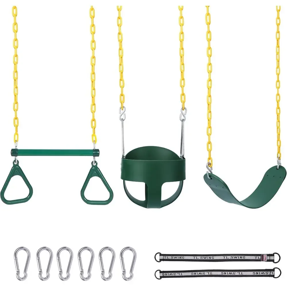 Kids Outdoor Swing Set - Уличный комбинированный игровой комплекс с качелями,