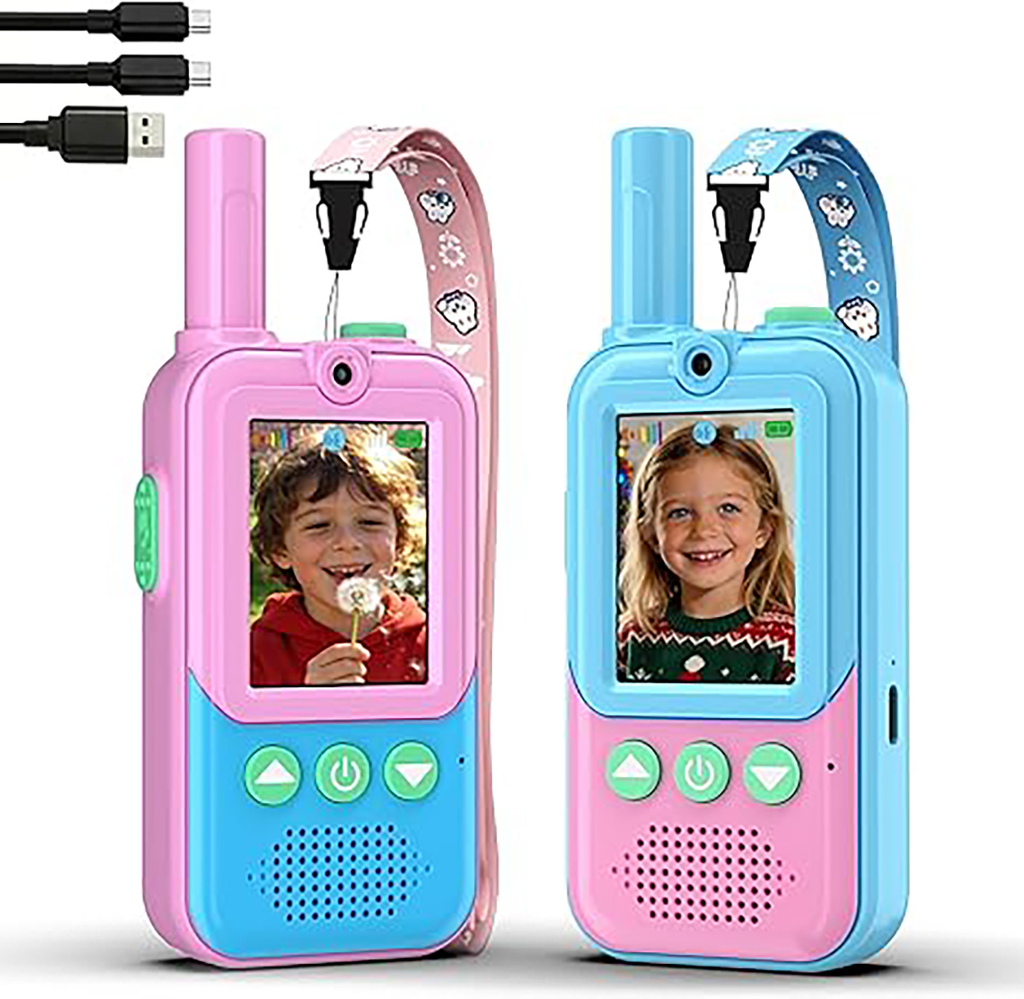 Kids Outdoor Voices - Перезаряжаемые детские видеорации (2 шт.) с