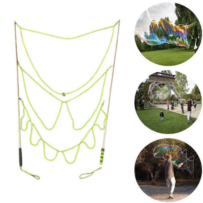 Outdoor Kids In An Inside World - Набор регулируемых пузырьковых палочек большого размера