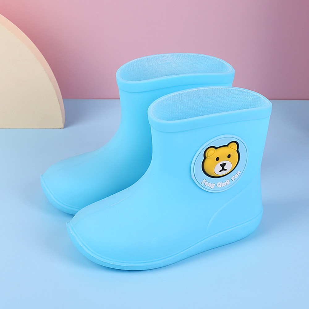 Kids Outdoor Water - Нескользящие детские короткие резиновые сапоги: водонепроницаемые,