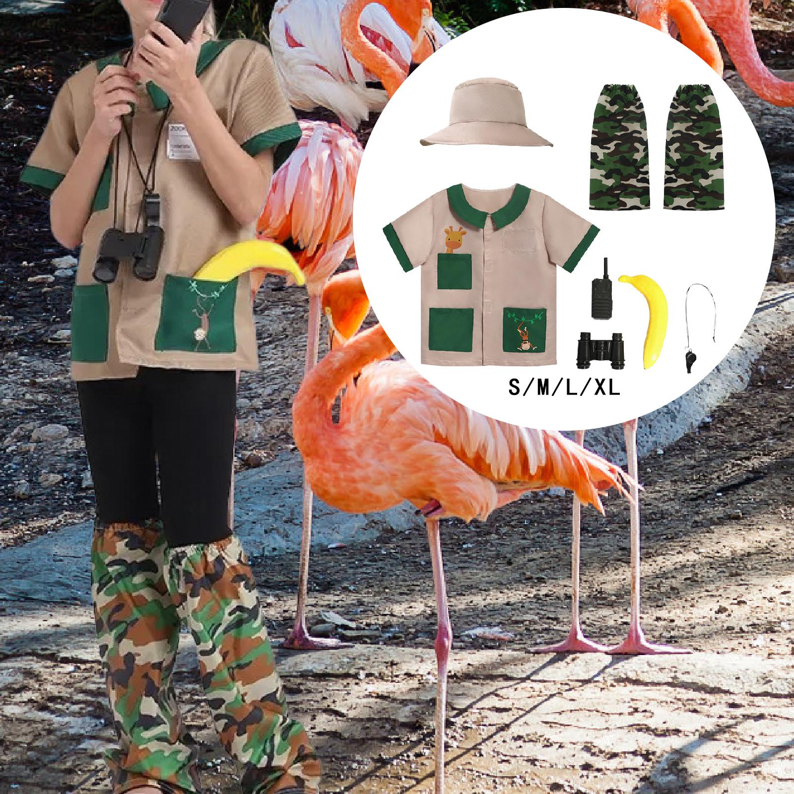 Kids Outdoor Adventure Kit - Детский комплект костюма исследователя, свисток, телескоп,