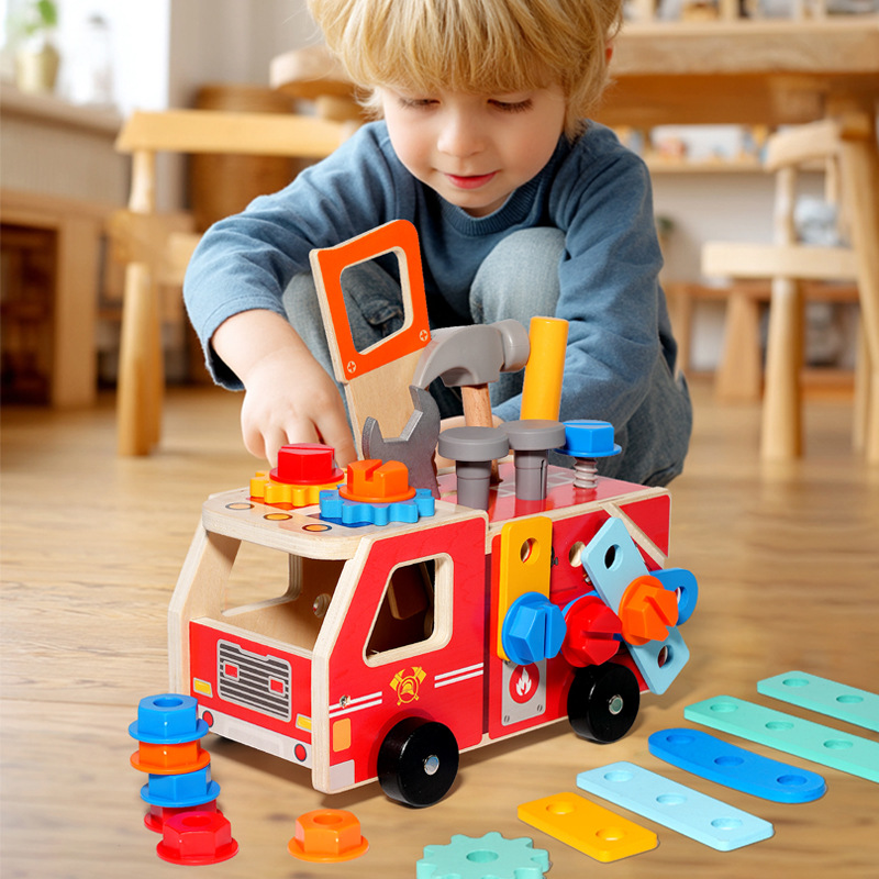 Kids Outdoor Wooden Playset - Детский деревянный набор для сборки и