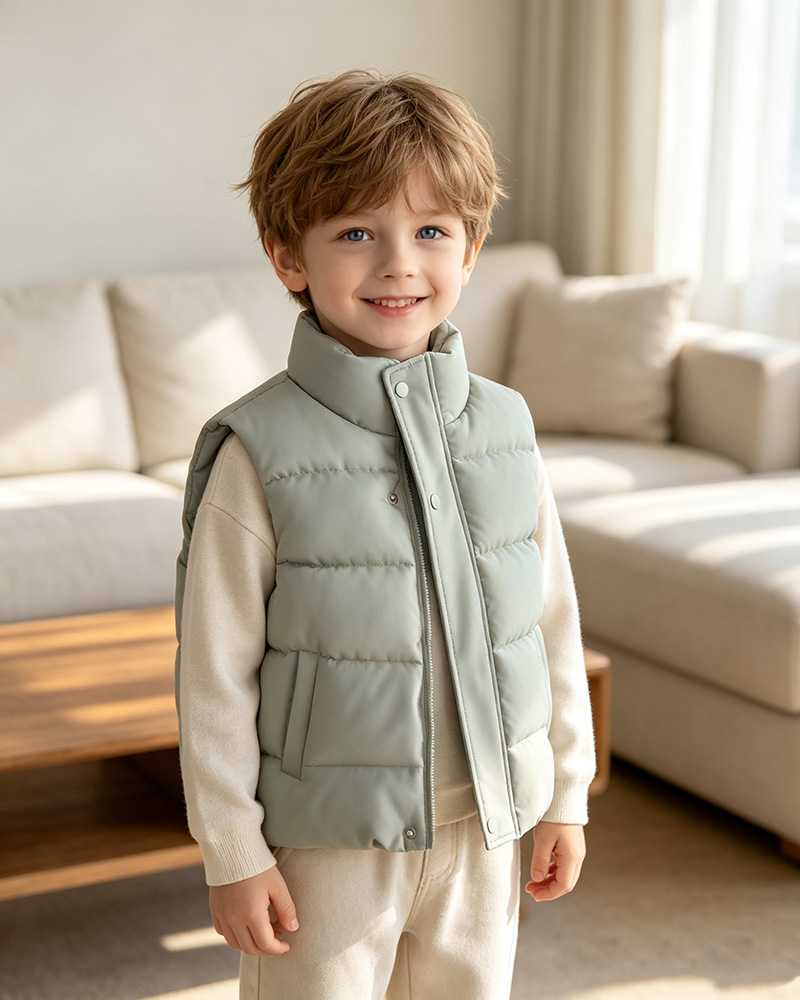 Kids Outdoor Vest - Детский теплый жилет, удобный универсальный безрукавный