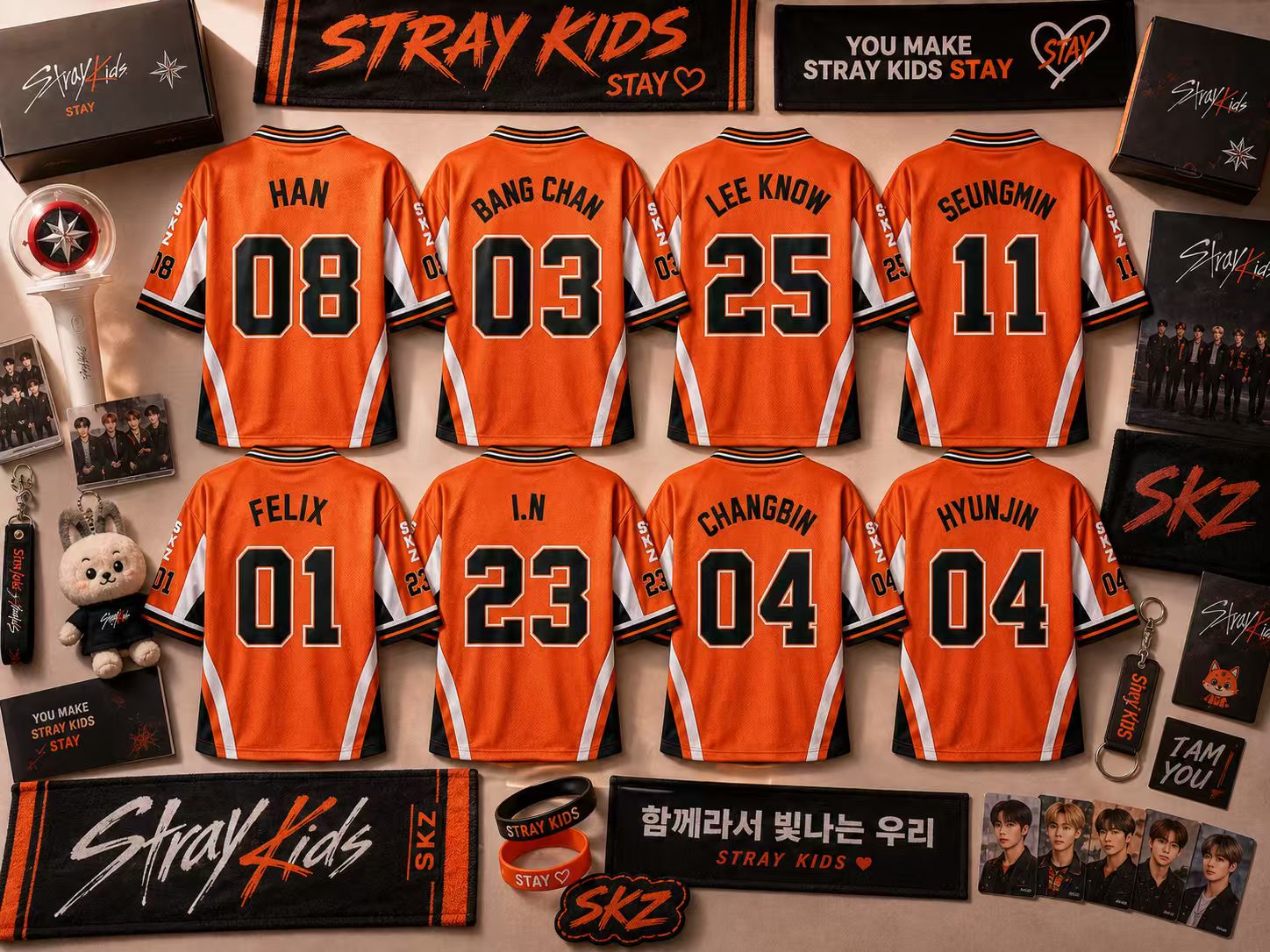 Outdoor Kids In An Inside World - Футболка для фанатов SKZ Stray Kids