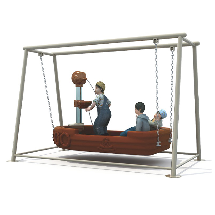 Kids Outdoor Swing Set - Кресло-качалка в форме пиратского корабля, оборудование