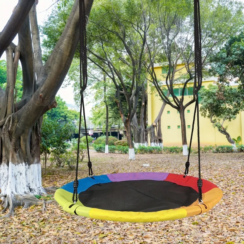 Круглый детский гамак из оксфо – обзор и цена Kids Outdoor Swing Set