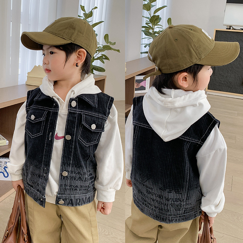 Черный джинсовый жилет для мал – обзор и цена Kids Outdoor Vest