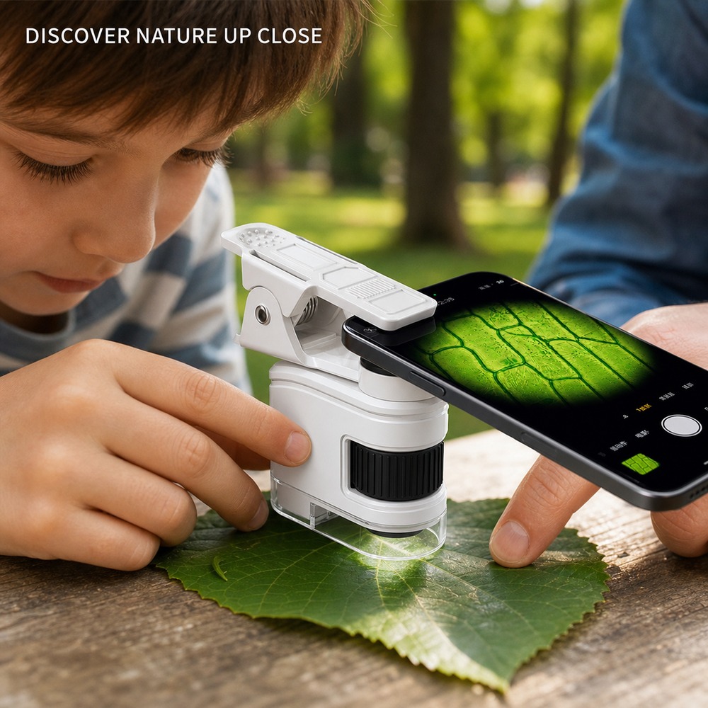 Детский портативный мини-микро – обзор и цена Kids Outdoor Microscope