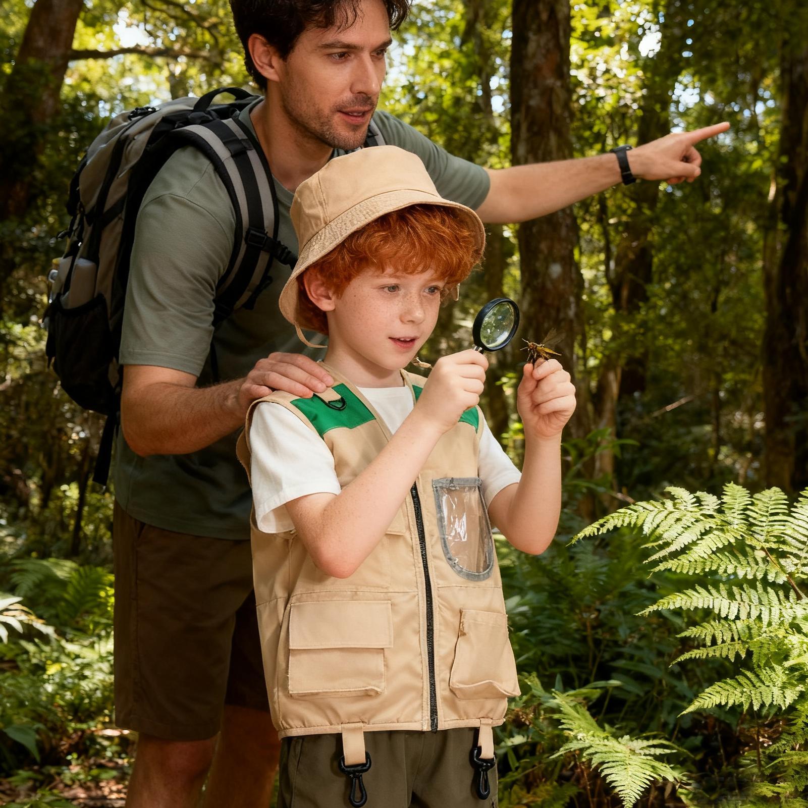 Детский жилет и шляпа для роле – обзор и цена Kids Outdoor Adventure Kit