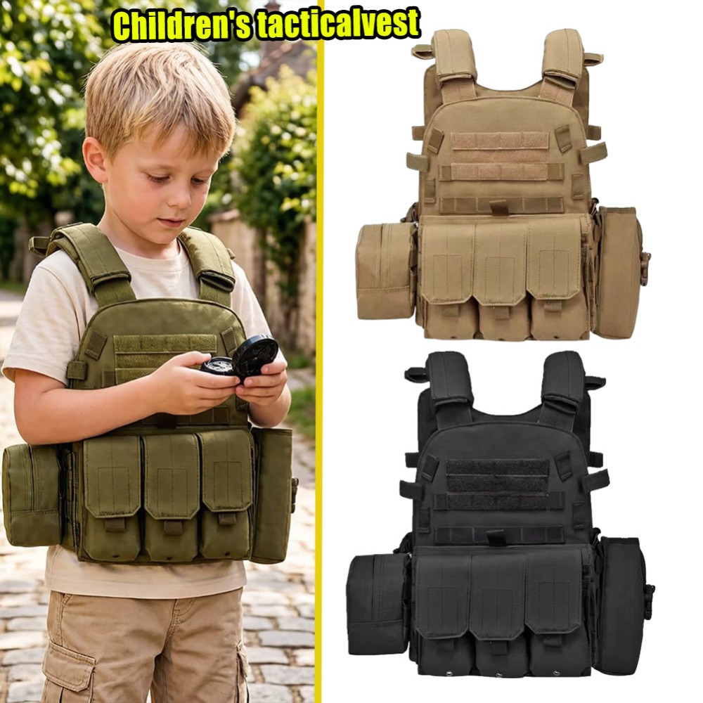 Детский тактический жилет для  – обзор и цена Kids Outdoor Vest