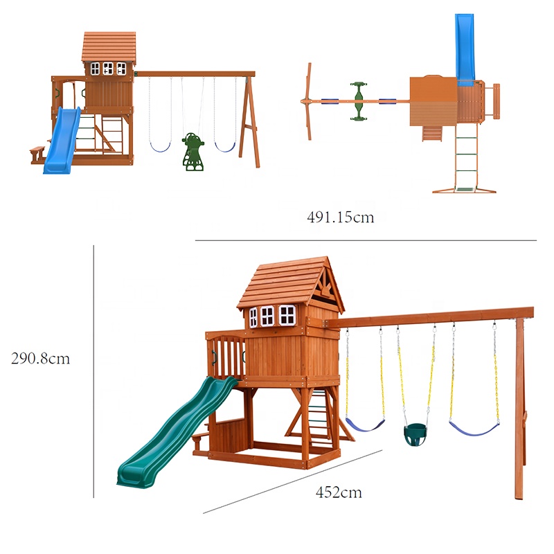 Большой уличный игровой компле – обзор и цена Kids Outdoor Swing Set