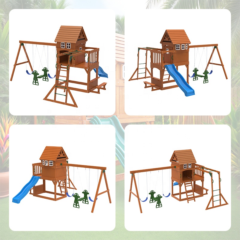 Большой уличный игровой компле – обзор и цена Kids Outdoor Swing Set