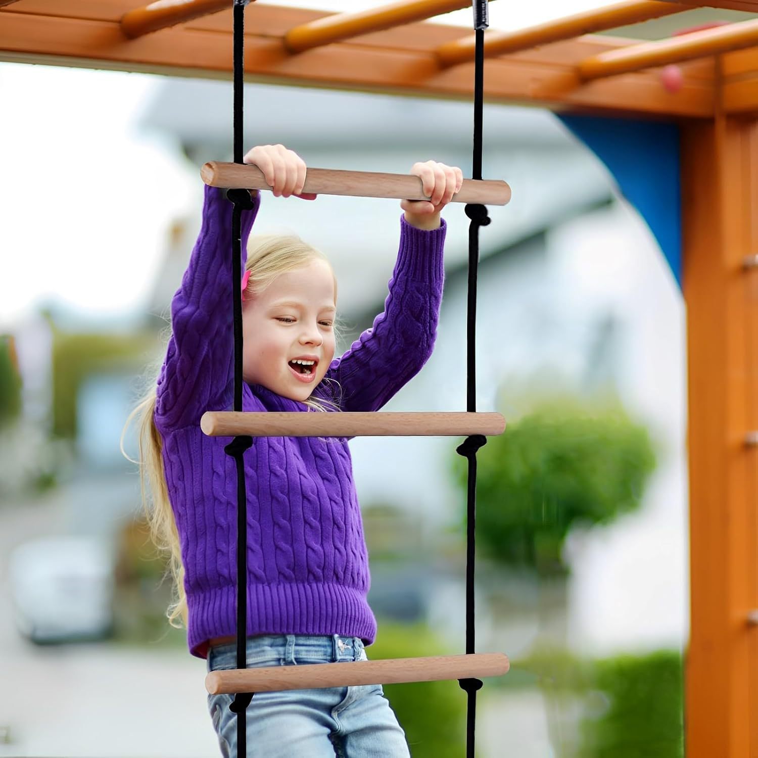 Детская веревочная лестница-ка – обзор и цена Kids Outdoor Wooden Playset