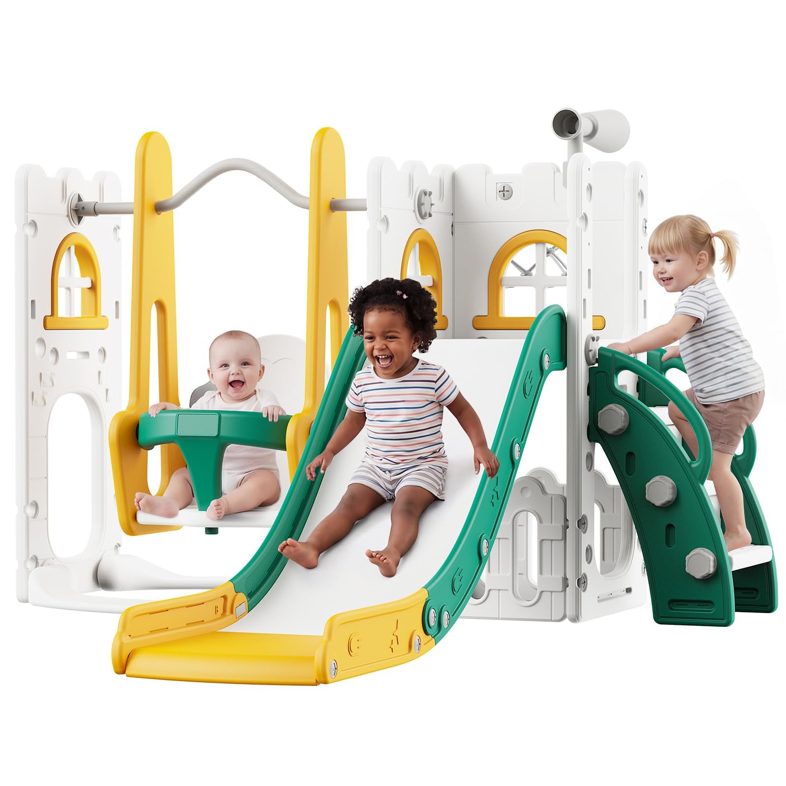 Игровой комплекс 7 в 1 для мал – обзор и цена Kids Outdoor Swing Set