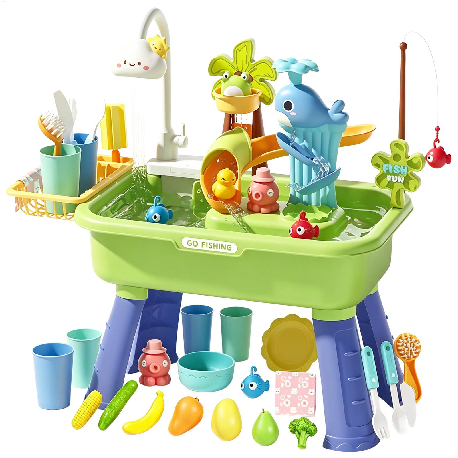 Детский водный стол с насосом, – обзор и цена Kids Outdoor Activity Table
