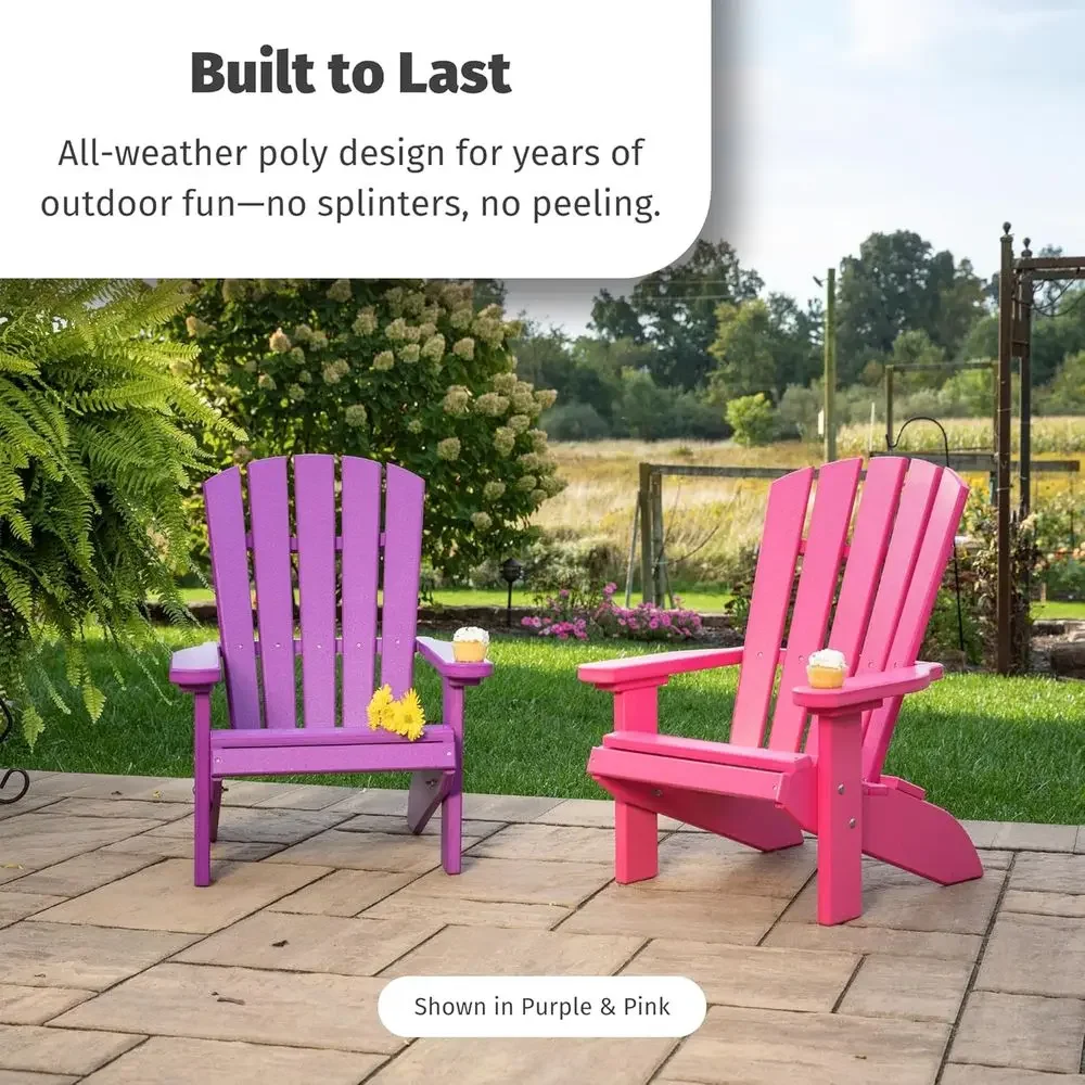Детское кресло-адирондак Poly  – обзор и цена Kids Outdoor Adirondack Chair