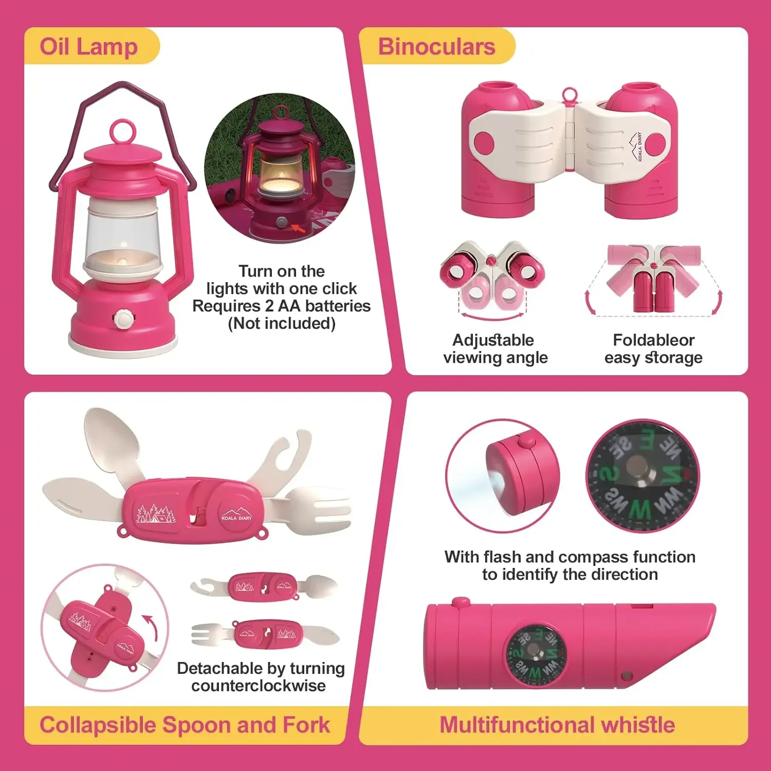 ‌ Набор игрушек для исследован – обзор и цена Kids Outdoor Adventure Kit