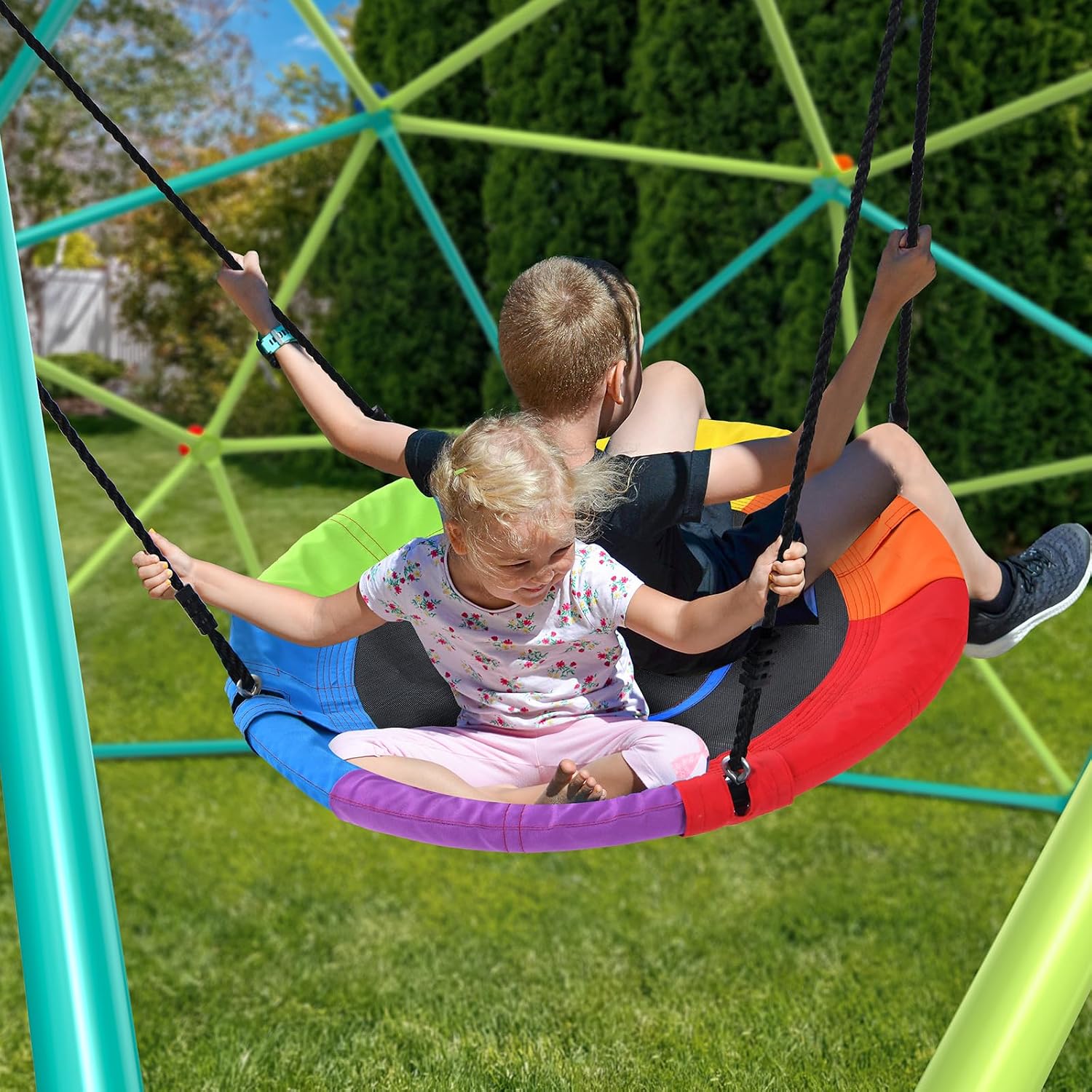 10-футовый игровой комплекс-до – обзор и цена Kids Outdoor Swing Set