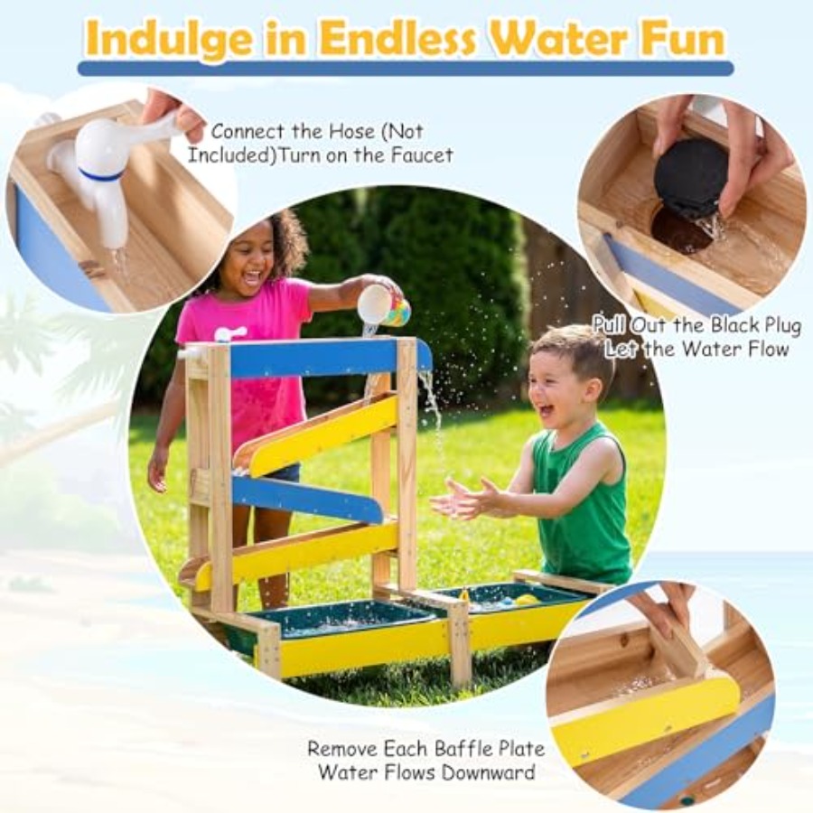 Детский игровой комплекс для у – обзор и цена Kids Outdoor Wooden Playset