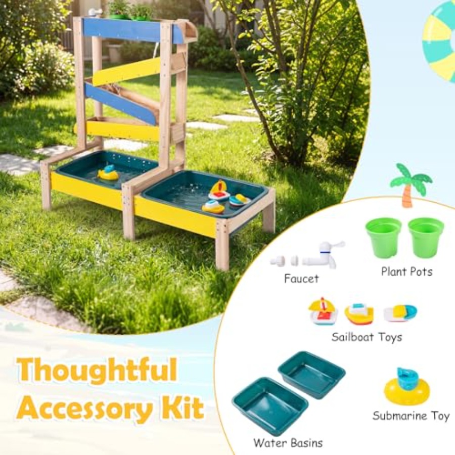 Детский игровой комплекс для у – обзор и цена Kids Outdoor Wooden Playset
