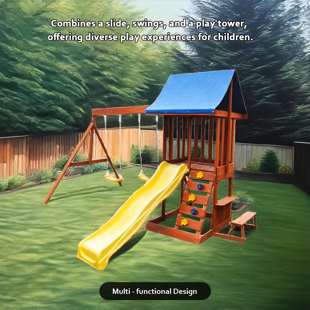 Игровой комплекс для сада и дв – обзор и цена Kids Outdoor Wooden Playset
