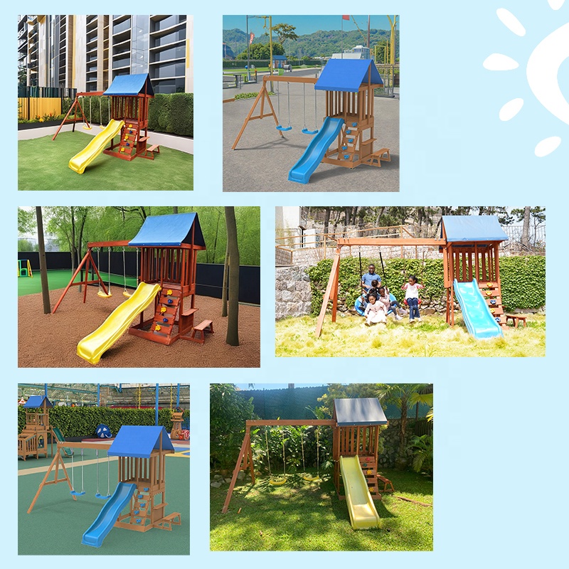 Игровой комплекс для сада и дв – обзор и цена Kids Outdoor Wooden Playset