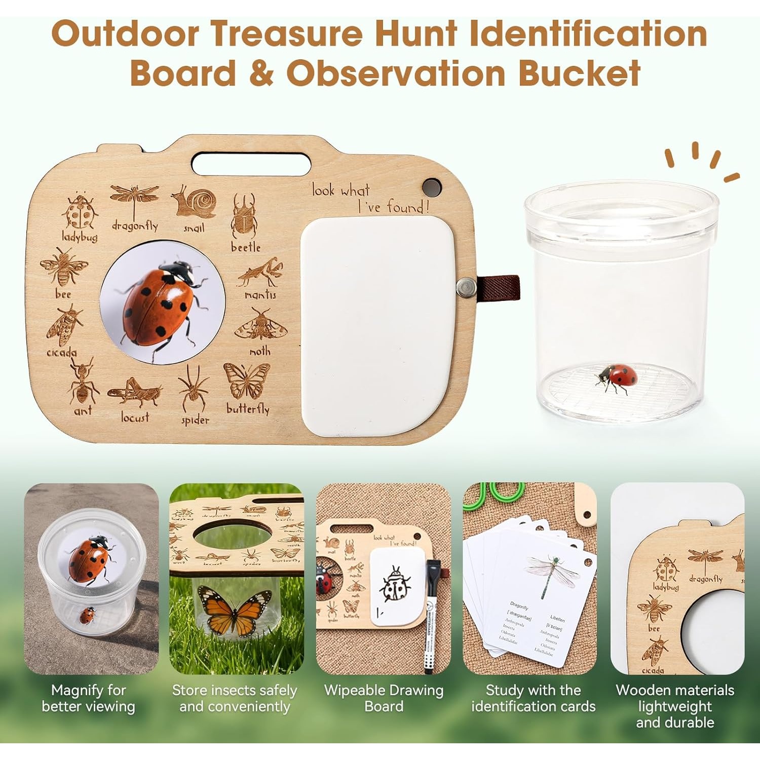Набор для ловли насекомых для  – обзор и цена Kids Outdoor Adventure Kit