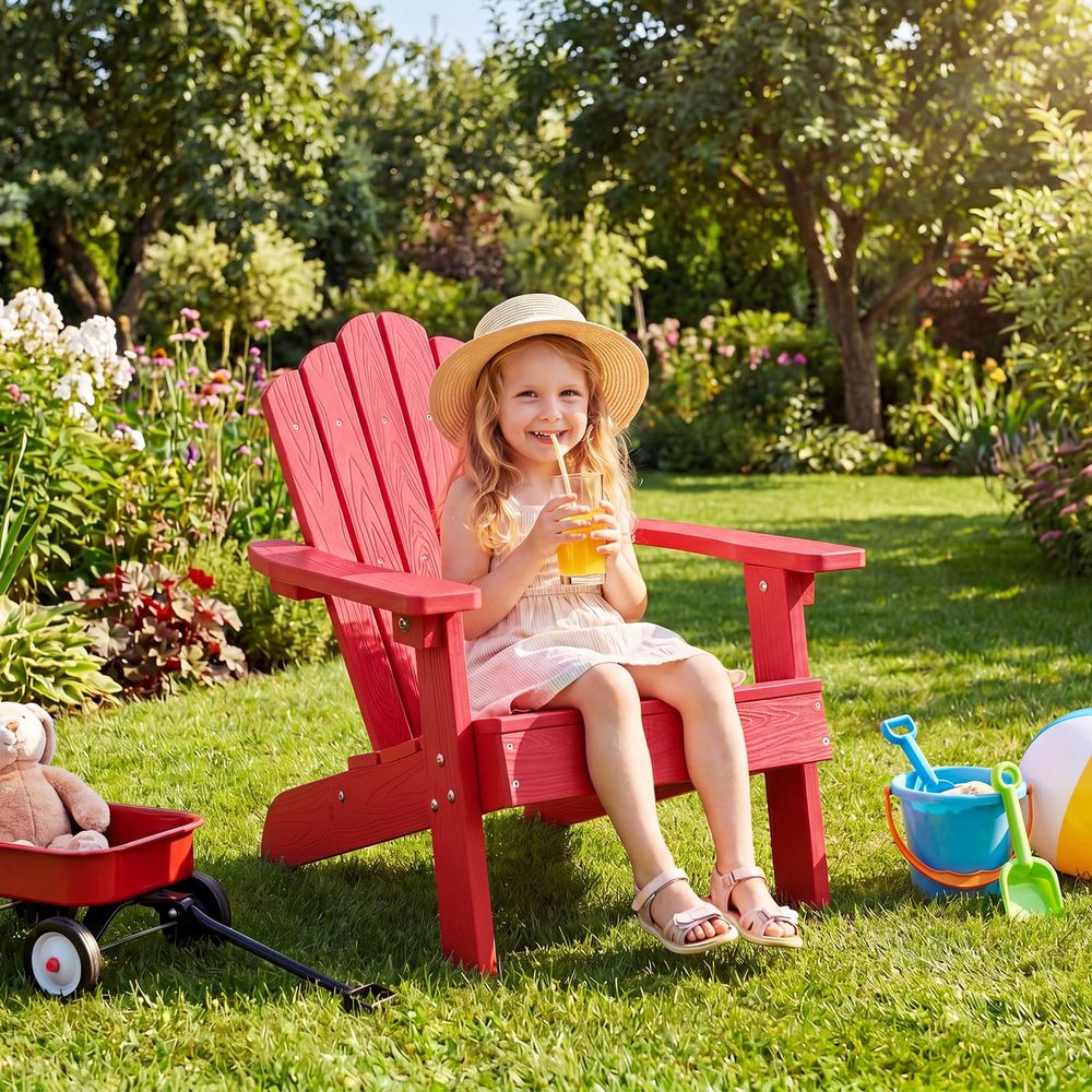 Детское кресло Адирондак, всеп – обзор и цена Kids Outdoor Adirondack Chair