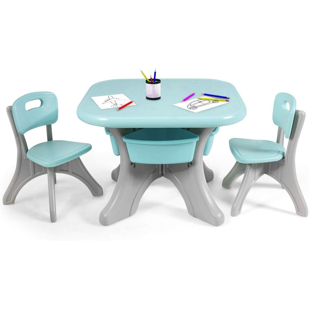 Детский стол и стулья, набор и – обзор и цена Kids Outdoor Activity Table