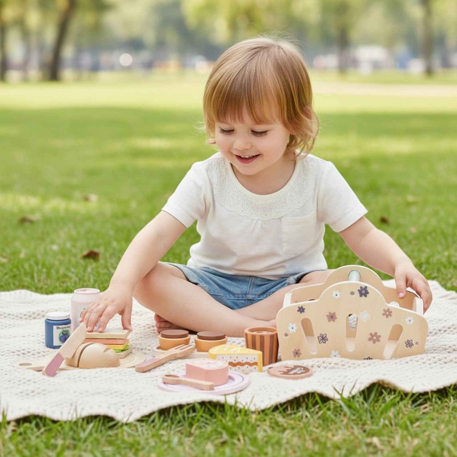 Деревянная корзина для еды на  – обзор и цена Kids Outdoor Wooden Playset
