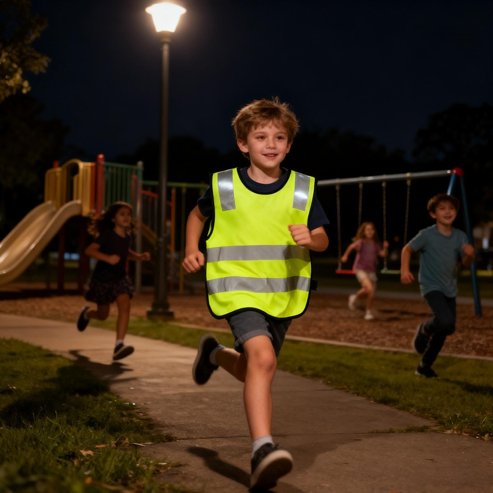 Детский светоотражающий жилет, – обзор и цена Kids Outdoor Vest